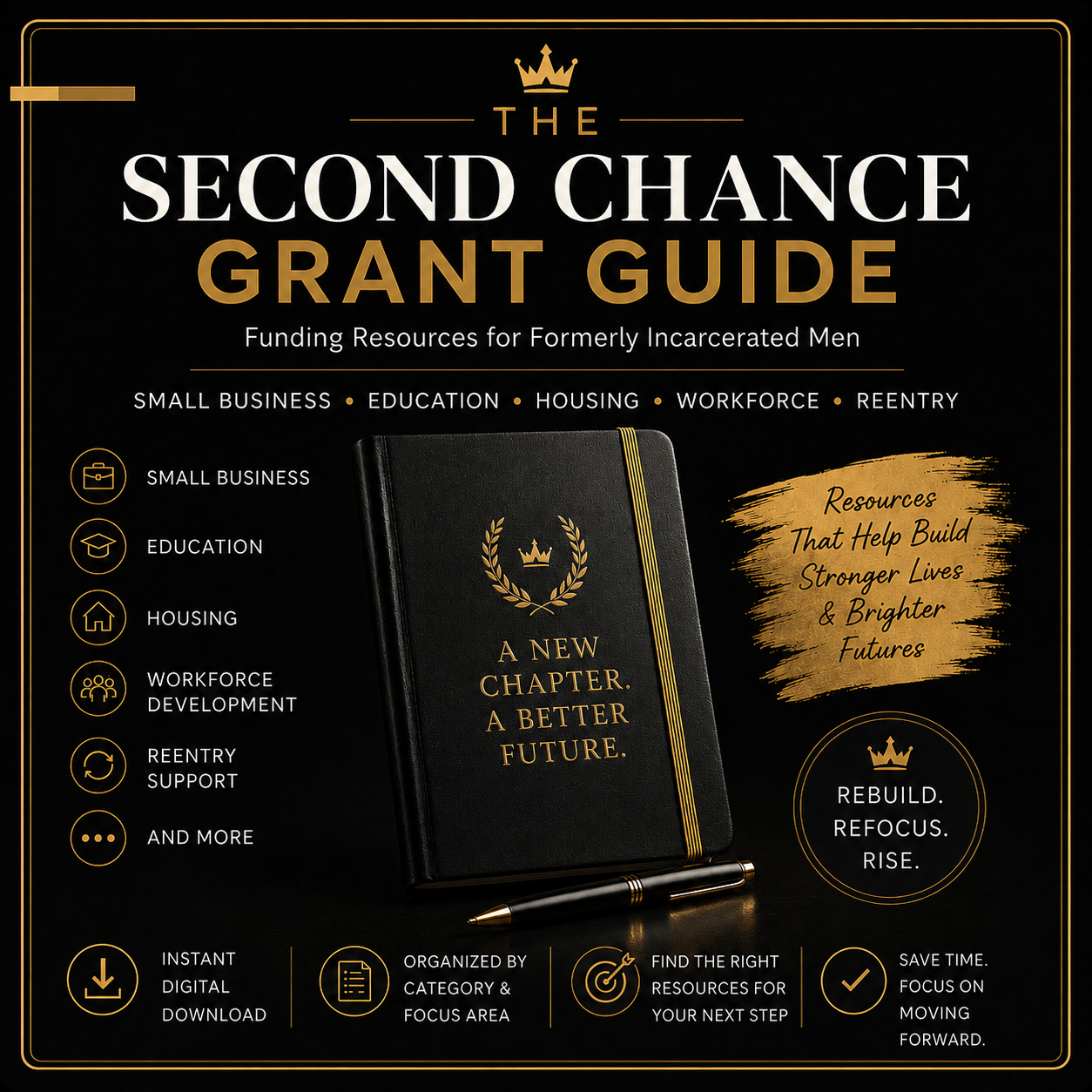 THE SECOND CHANCE GRANT GUIDE — Grants & Resources For Formerly Incarcerated Individuals
